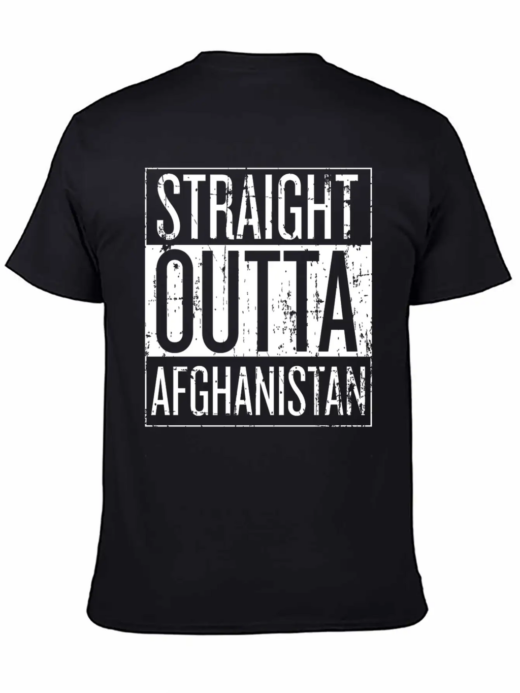 Afghanistan - Straight Outta Afghanistan T-shirt Timeless Short Sleeve Tee – Comfy And Minimalist Design