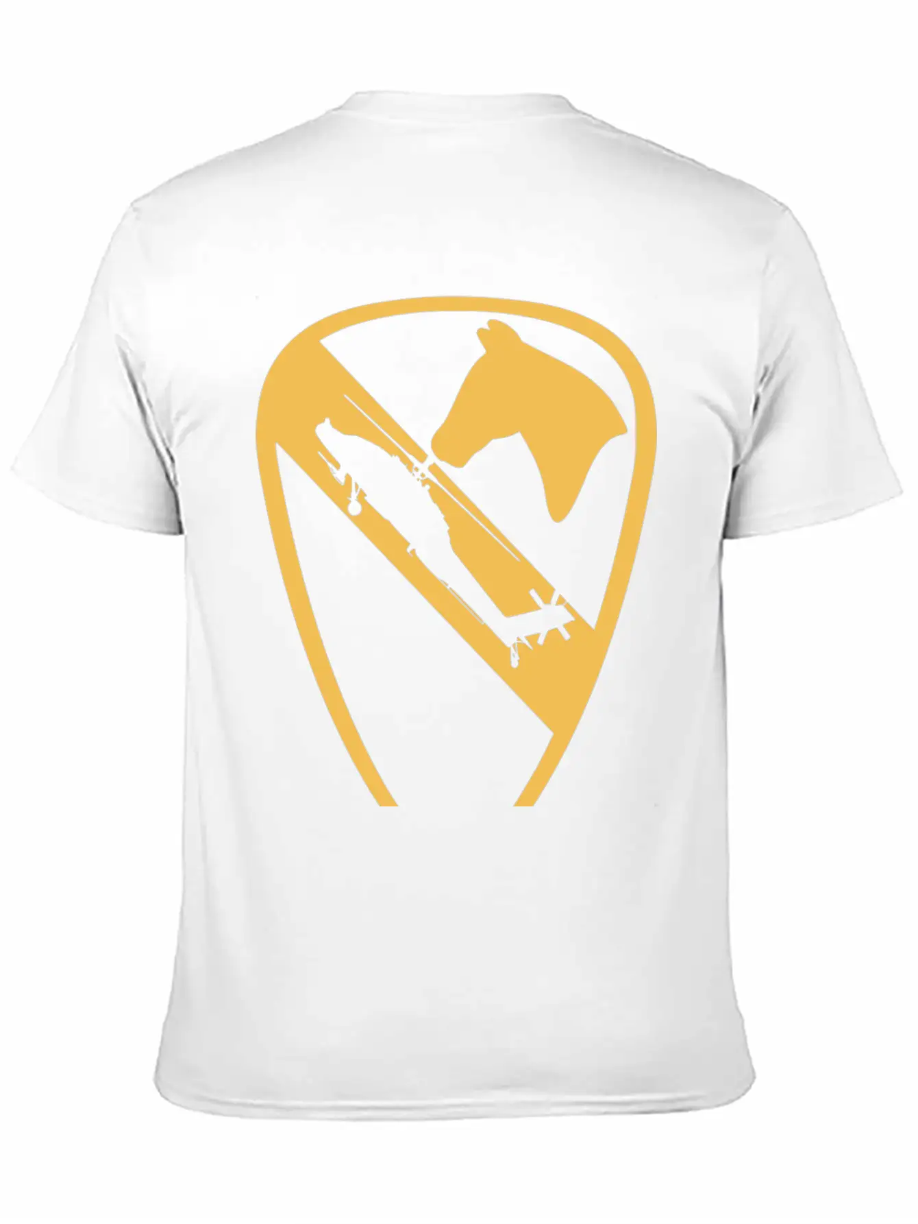 AH64 Apache Air Cav Vintage Essential Unisex Summer Tee – Soft Cotton Casual Fit