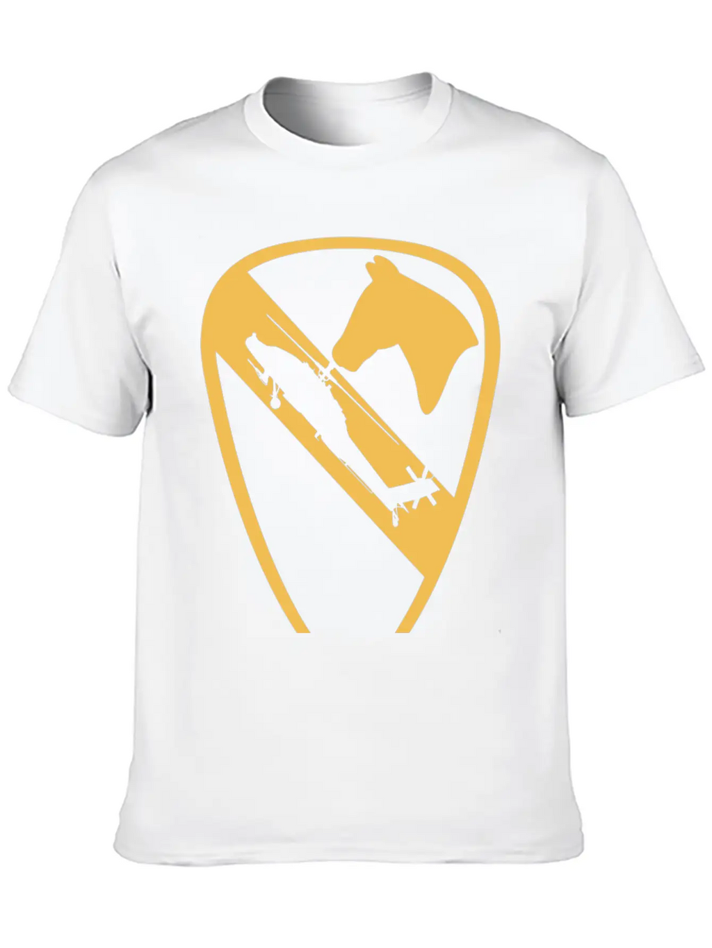 AH64 Apache Air Cav Vintage Essential Unisex Summer Tee – Soft Cotton Casual Fit