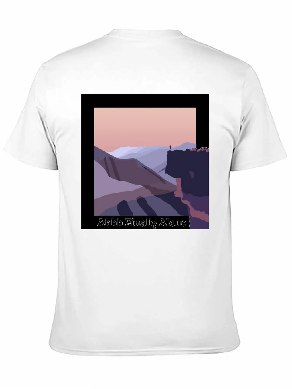 Ahhh Finally Alone Timeless Short Sleeve Tee – Comfy And Minimalist Design