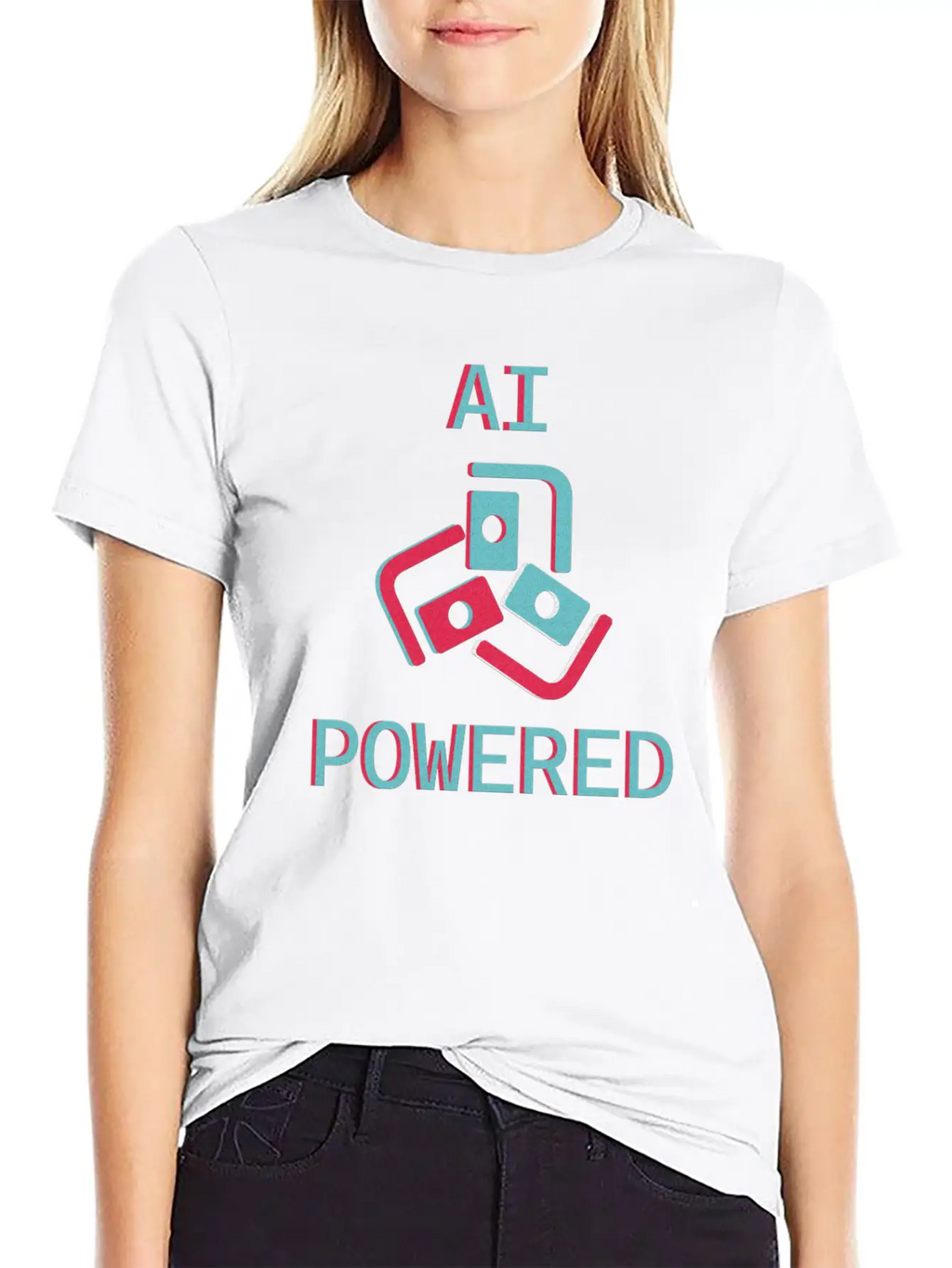 AI POWERED - Artificial Intelligence Powered Basic Graphic T-Shirt – Daily Comfort In Soft Cotton