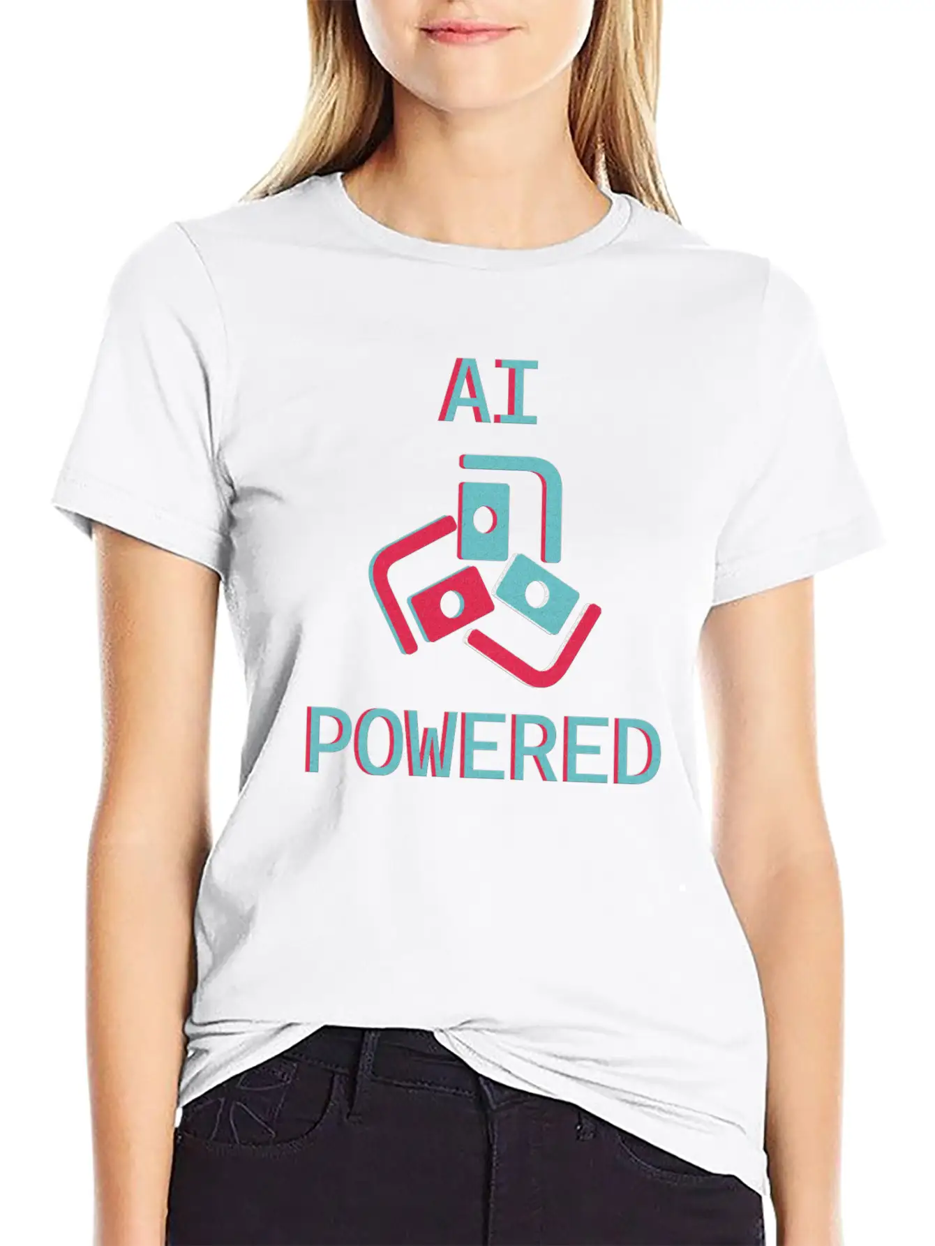 AI POWERED - Artificial Intelligence Powered Basic Graphic T-Shirt – Daily Comfort In Soft Cotton