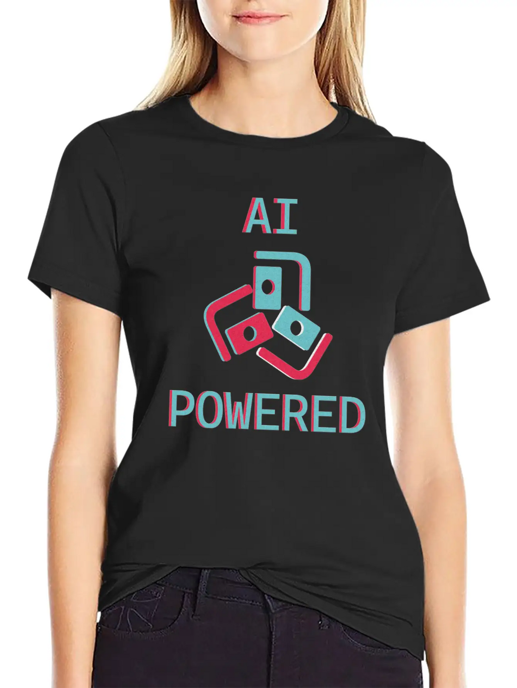 AI POWERED - Artificial Intelligence Powered Basic Graphic T-Shirt – Daily Comfort In Soft Cotton