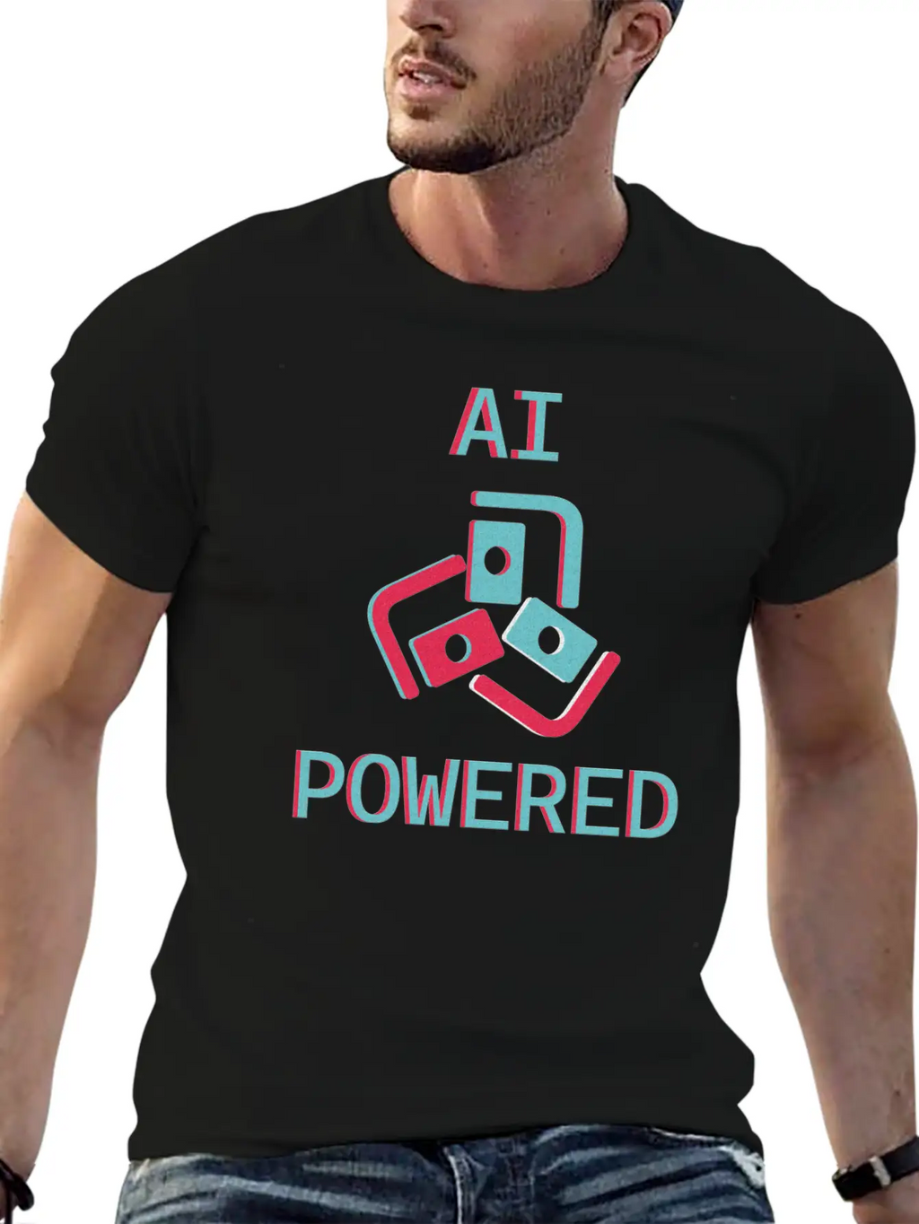 AI POWERED - Artificial Intelligence Powered Basic Graphic T-Shirt – Daily Comfort In Soft Cotton