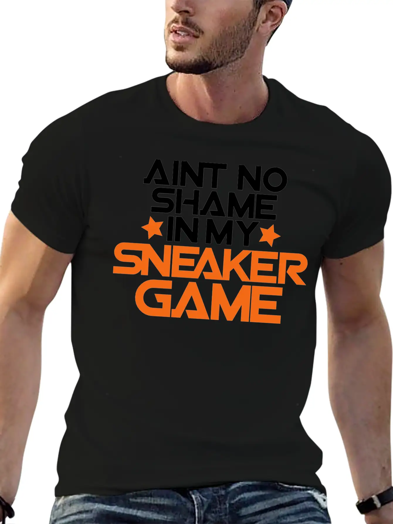 Aint No Shame In My Sneaker Game Breathable Soft Cotton T-Shirt – Timeless Casual Look