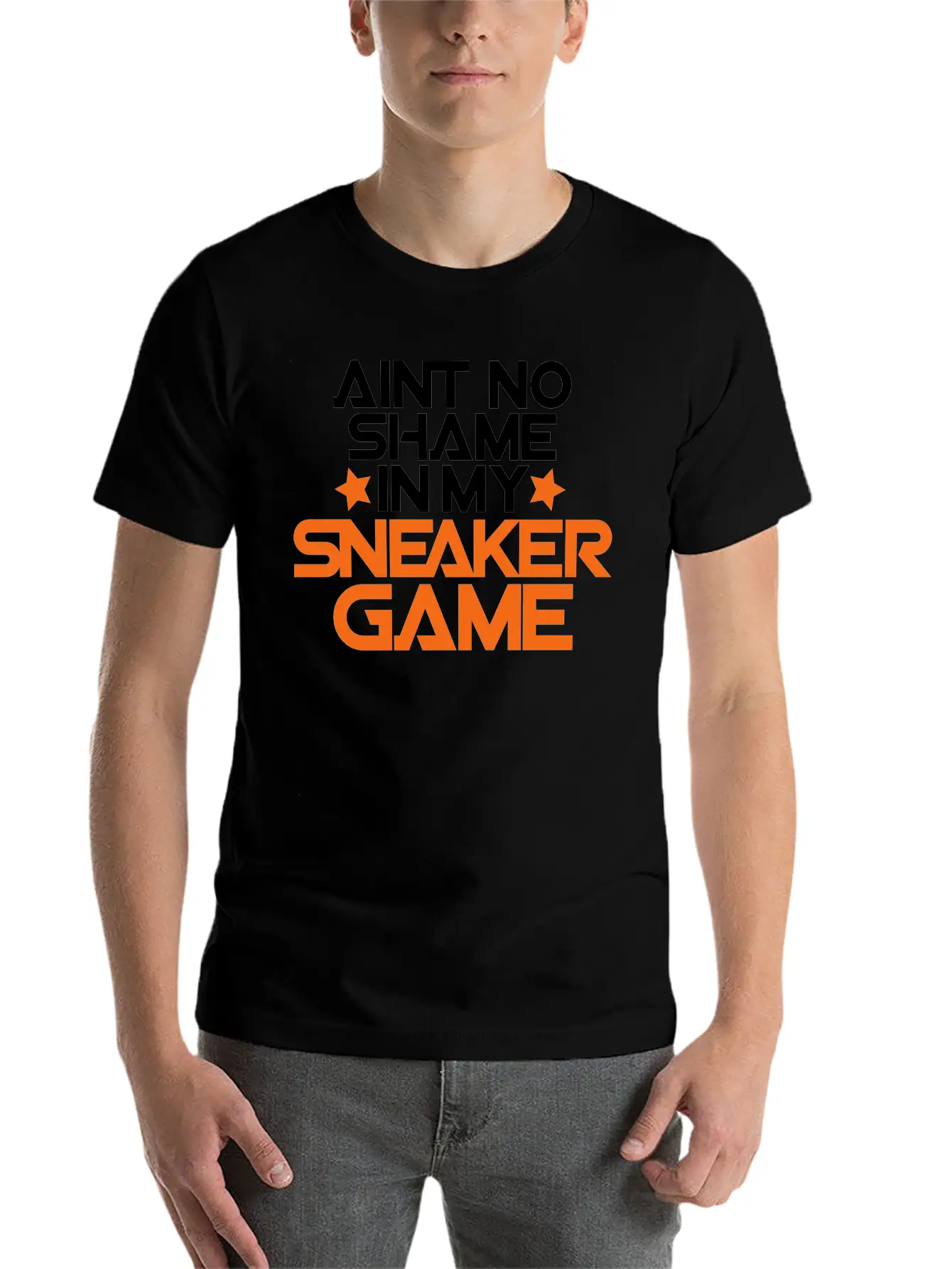 Aint No Shame In My Sneaker Game Breathable Soft Cotton T-Shirt – Timeless Casual Look