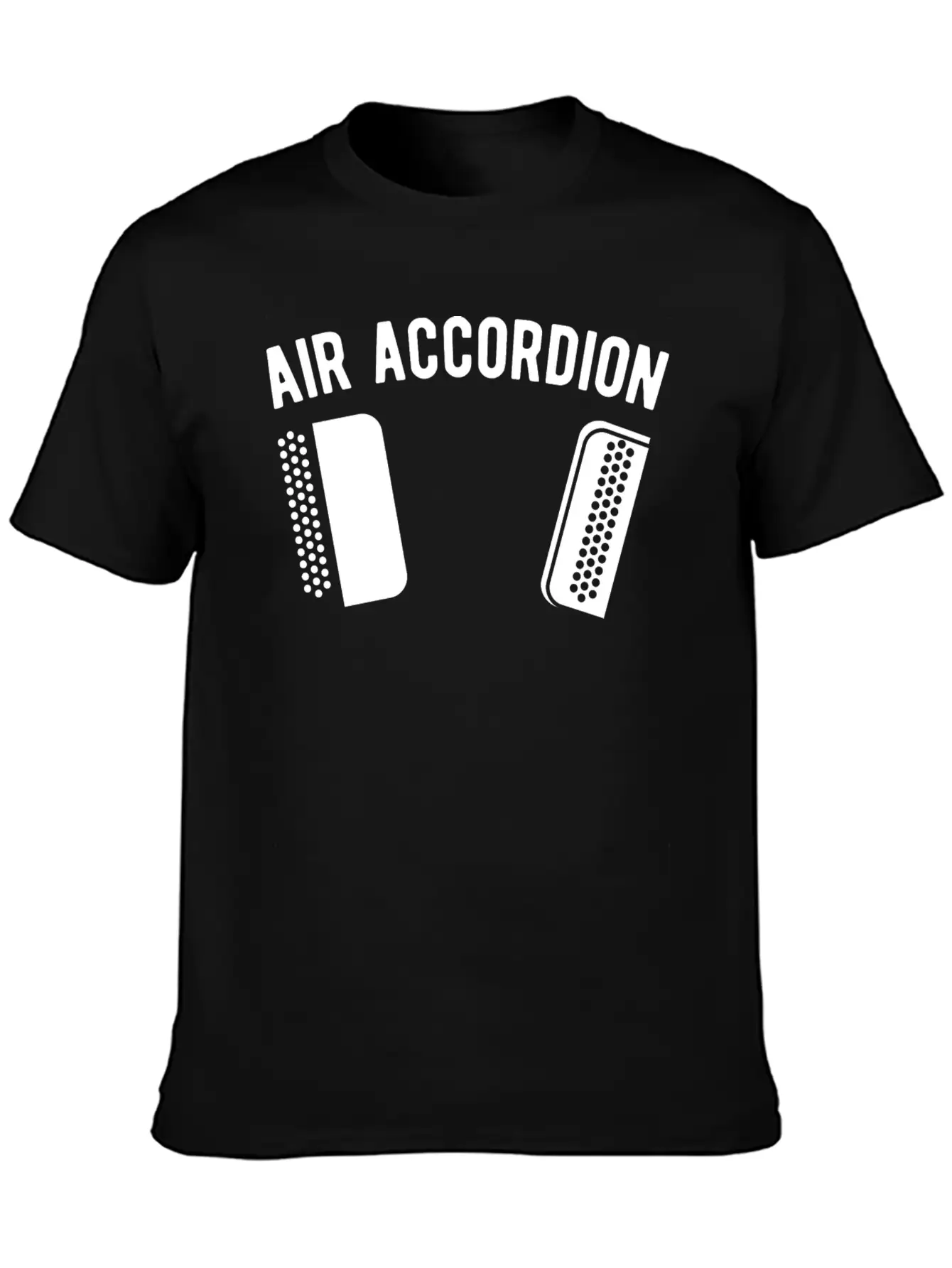 Air Accordion Accordionist Music Player Musician Breathable Soft Cotton T-Shirt – Timeless Casual Look