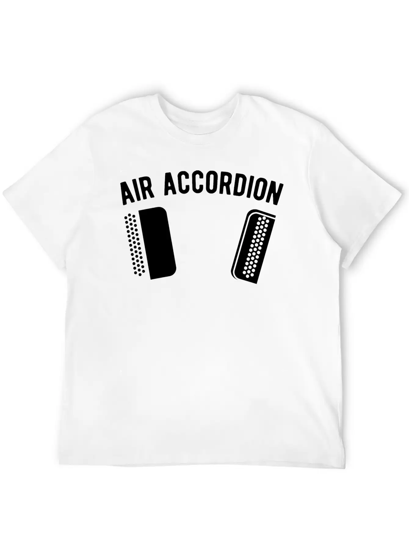 Air Accordion Accordionist Music Player Musician Breathable Soft Cotton T-Shirt – Timeless Casual Look