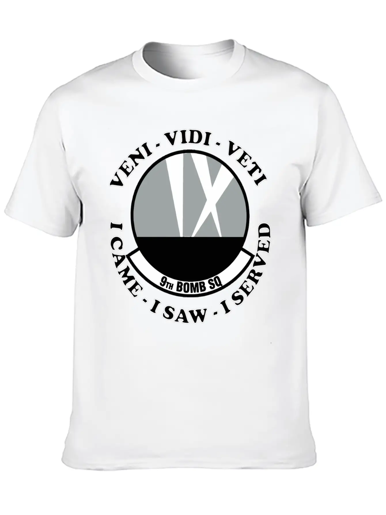 Air Force 9Th Bomb Squadron Insignia Stylish Everyday T-Shirt – Unisex Basic Cotton Tee