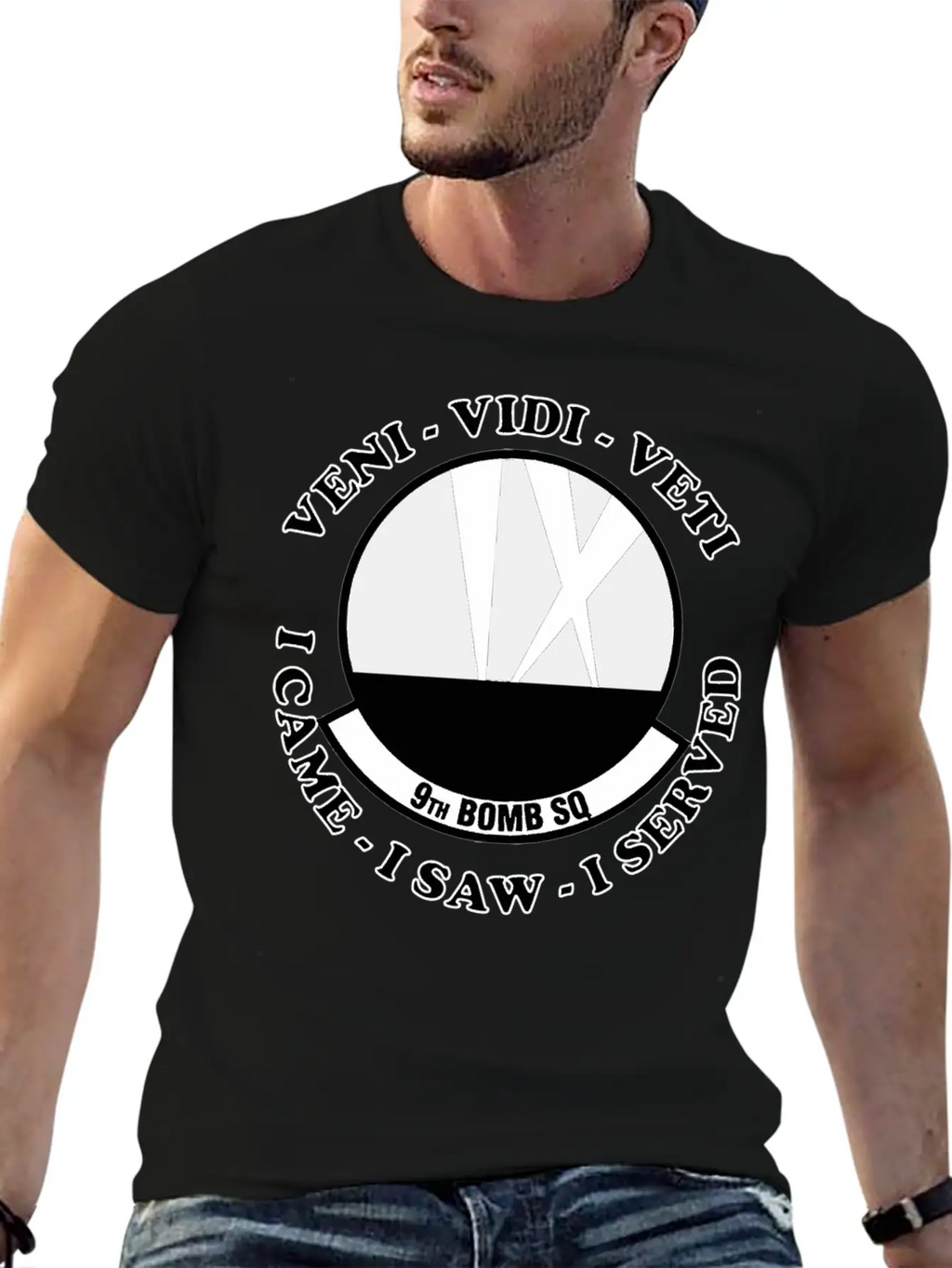 Air Force 9Th Bomb Squadron Insignia Stylish Everyday T-Shirt – Unisex Basic Cotton Tee