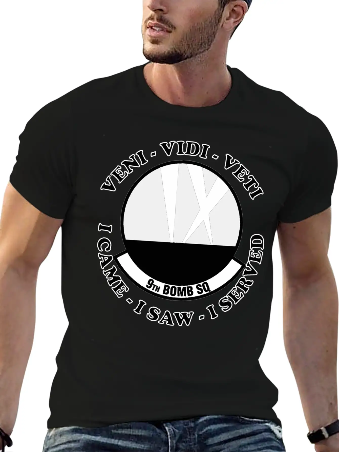 Air Force 9Th Bomb Squadron Insignia Stylish Everyday T-Shirt – Unisex Basic Cotton Tee