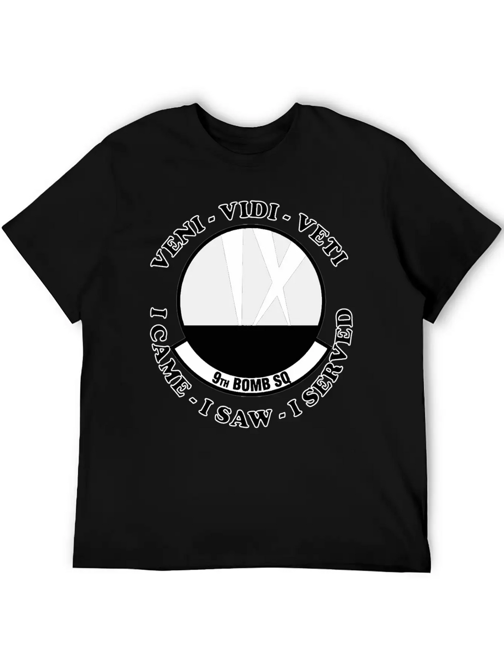 Air Force 9Th Bomb Squadron Insignia Stylish Everyday T-Shirt – Unisex Basic Cotton Tee