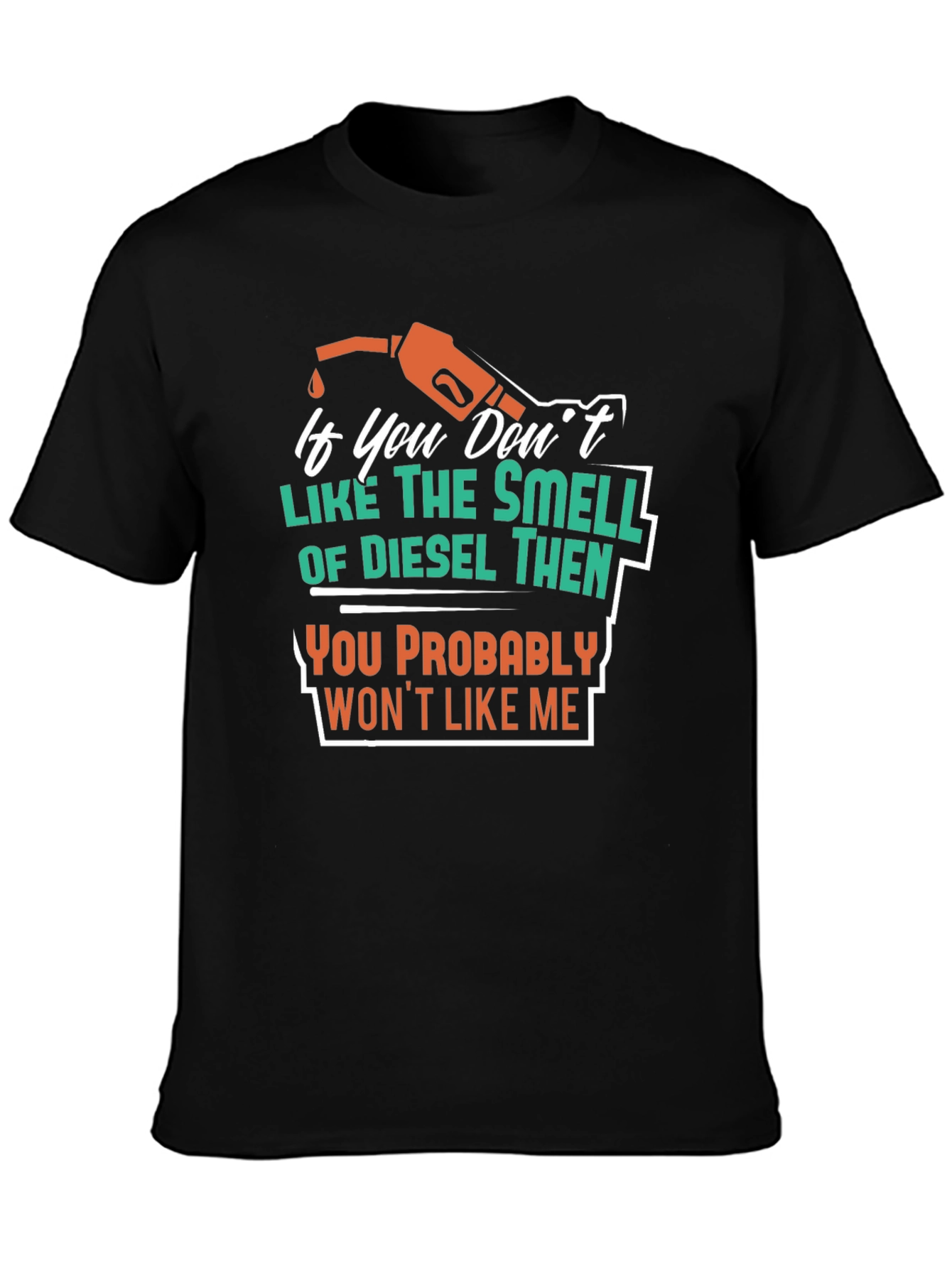 Diesel Smell T-Shirt - Funny Graphic Tee for Mechanics