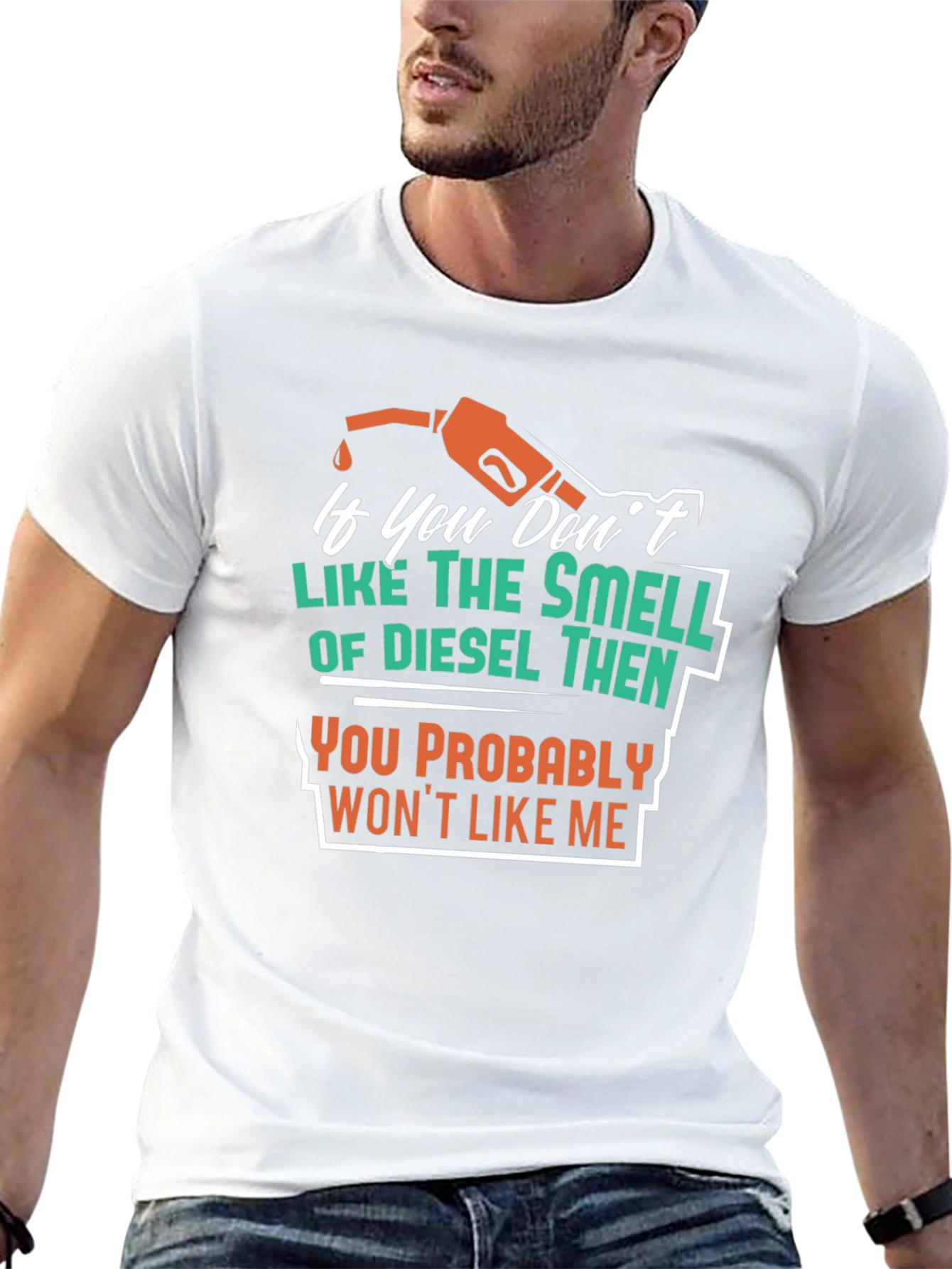 Diesel Smell T-Shirt - Funny Graphic Tee for Mechanics