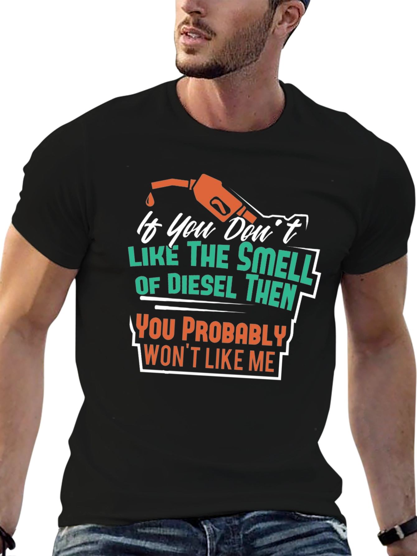 Diesel Smell T-Shirt - Funny Graphic Tee for Mechanics