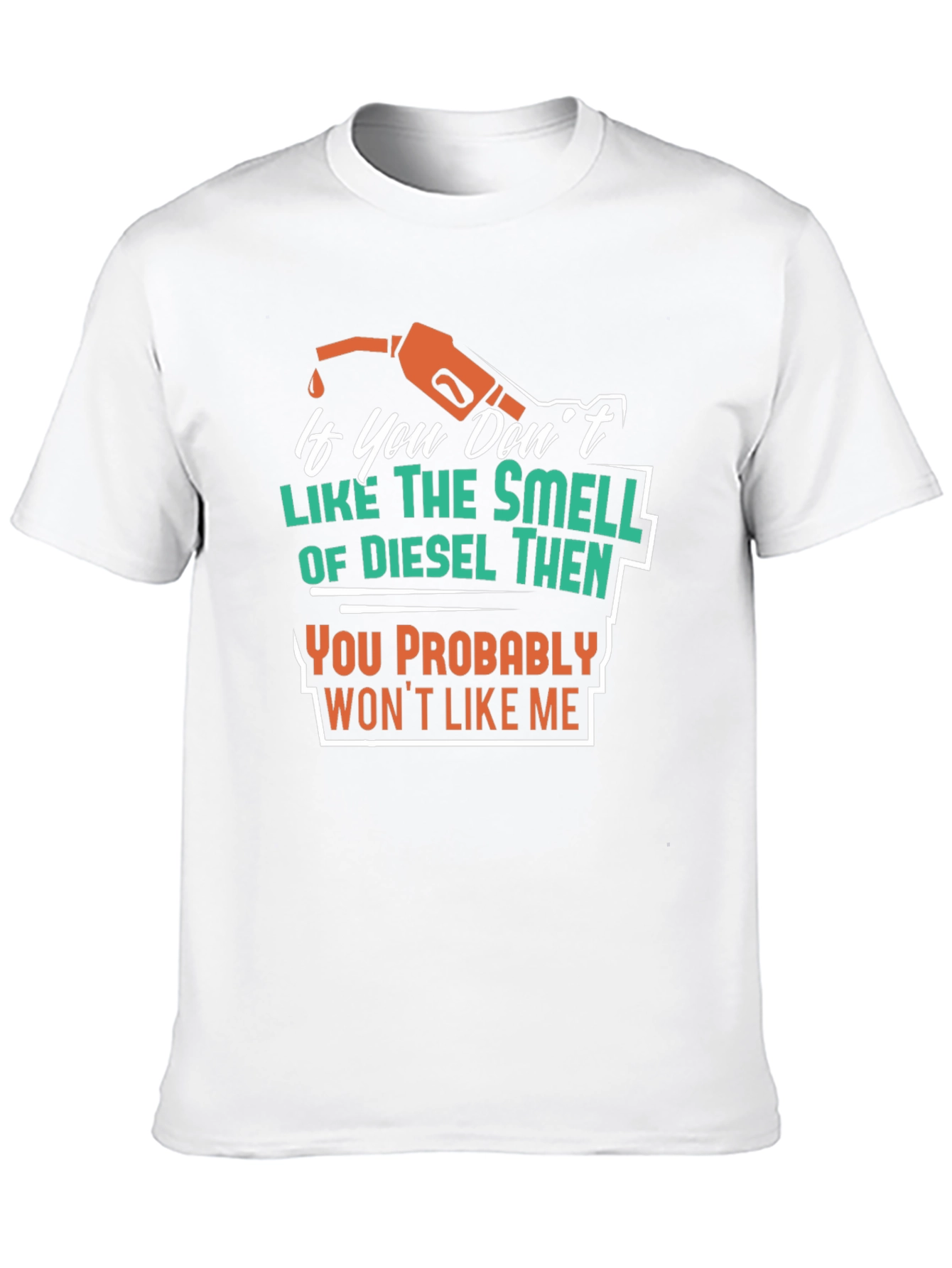 Diesel Smell T-Shirt - Funny Graphic Tee for Mechanics