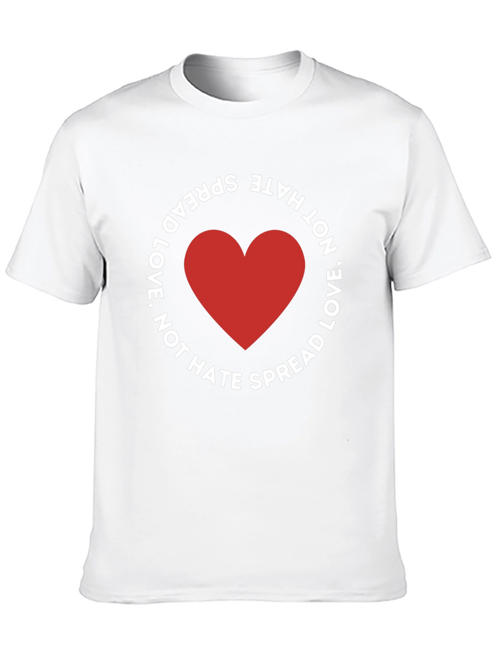 Spread Love Not Hate Black T-Shirt