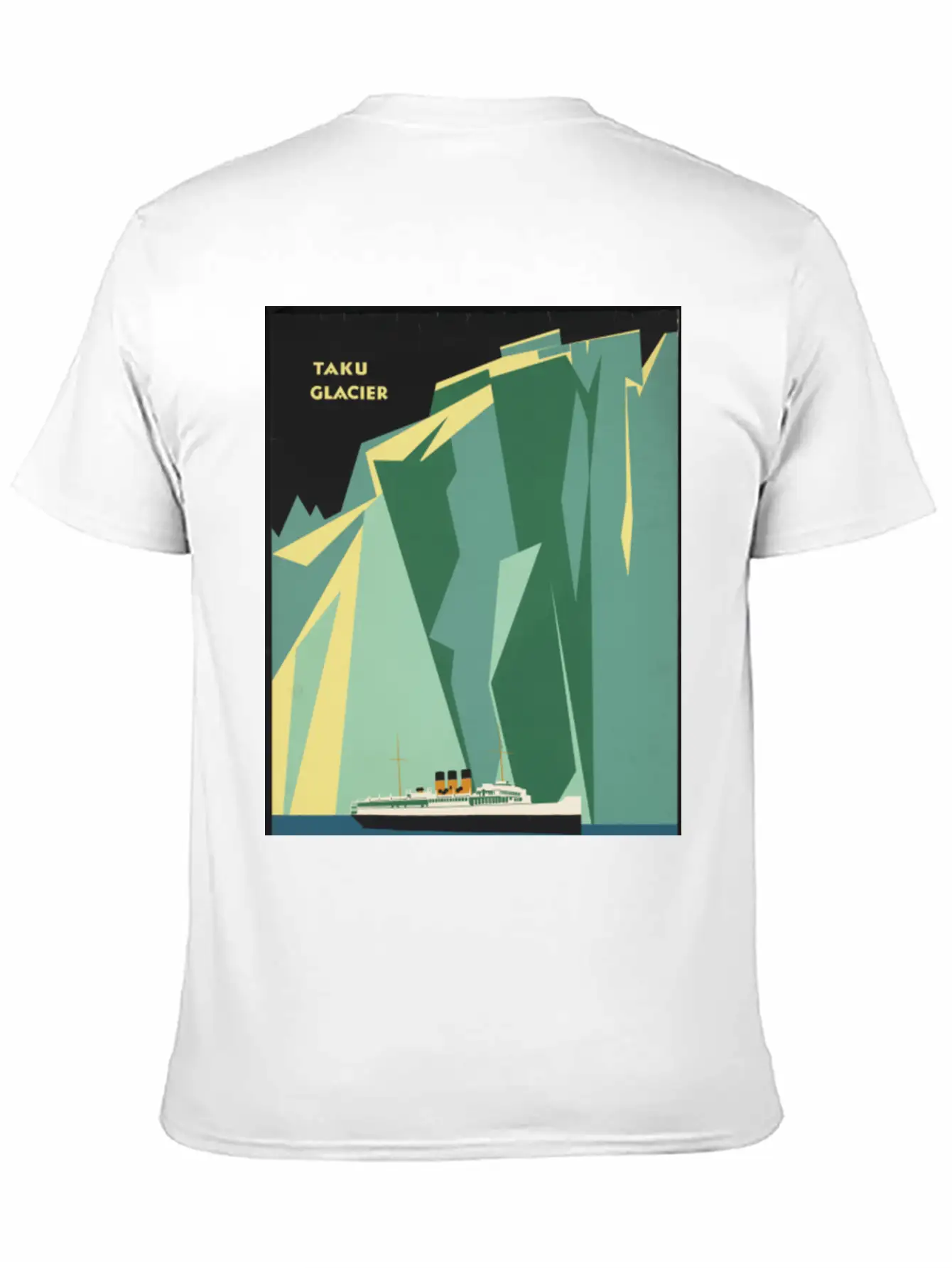 Alaska Cruise Taku Gacier Breathable Soft Cotton T-Shirt – Timeless Casual Look