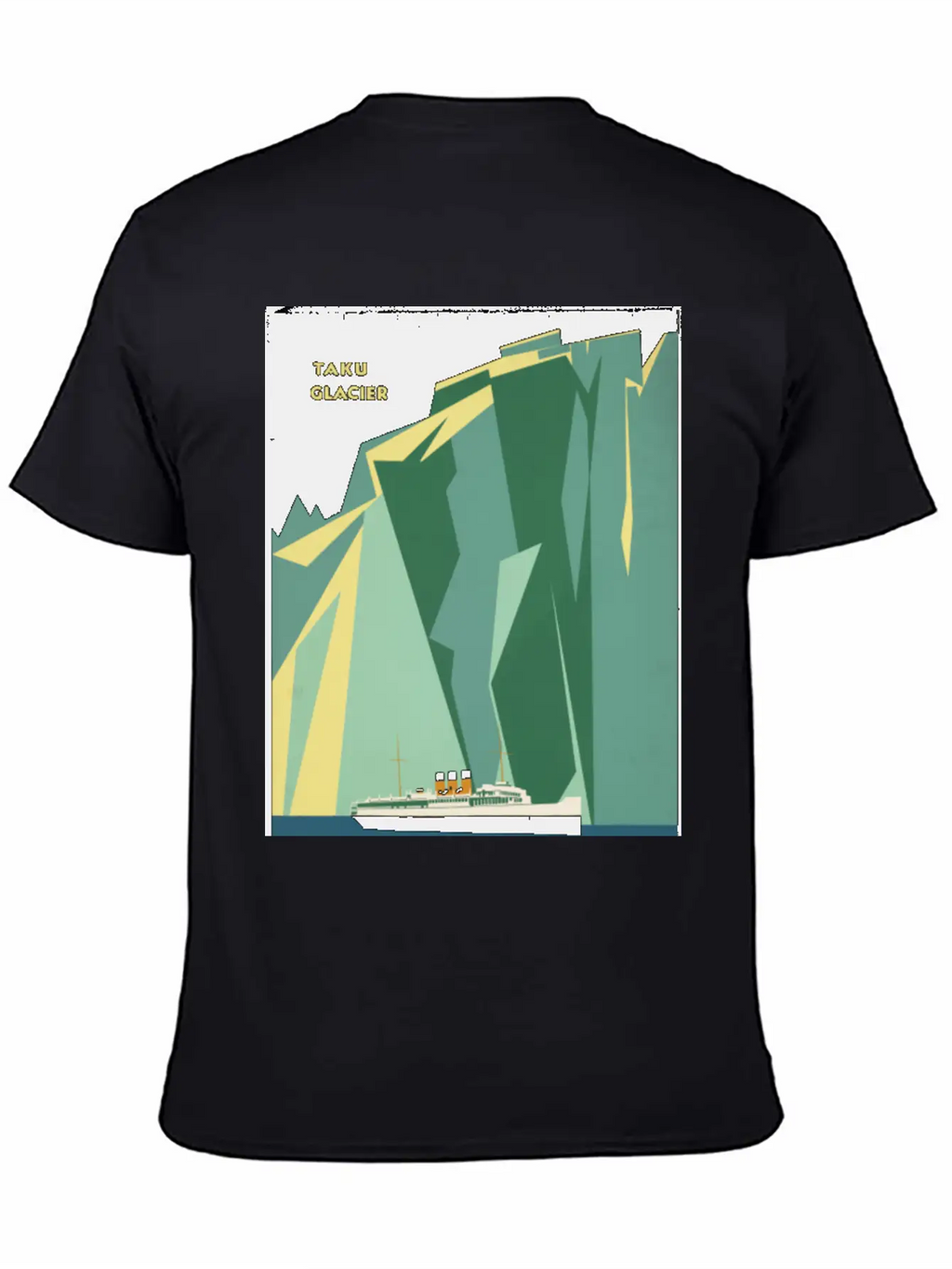 Alaska Cruise Taku Gacier Breathable Soft Cotton T-Shirt – Timeless Casual Look