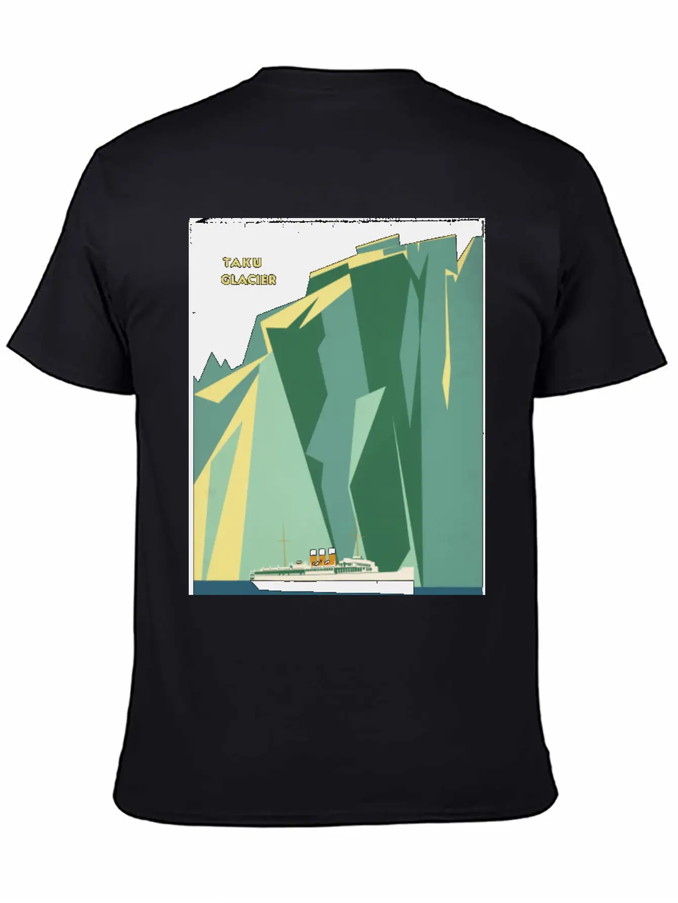 Alaska Cruise Taku Gacier Breathable Soft Cotton T-Shirt – Timeless Casual Look