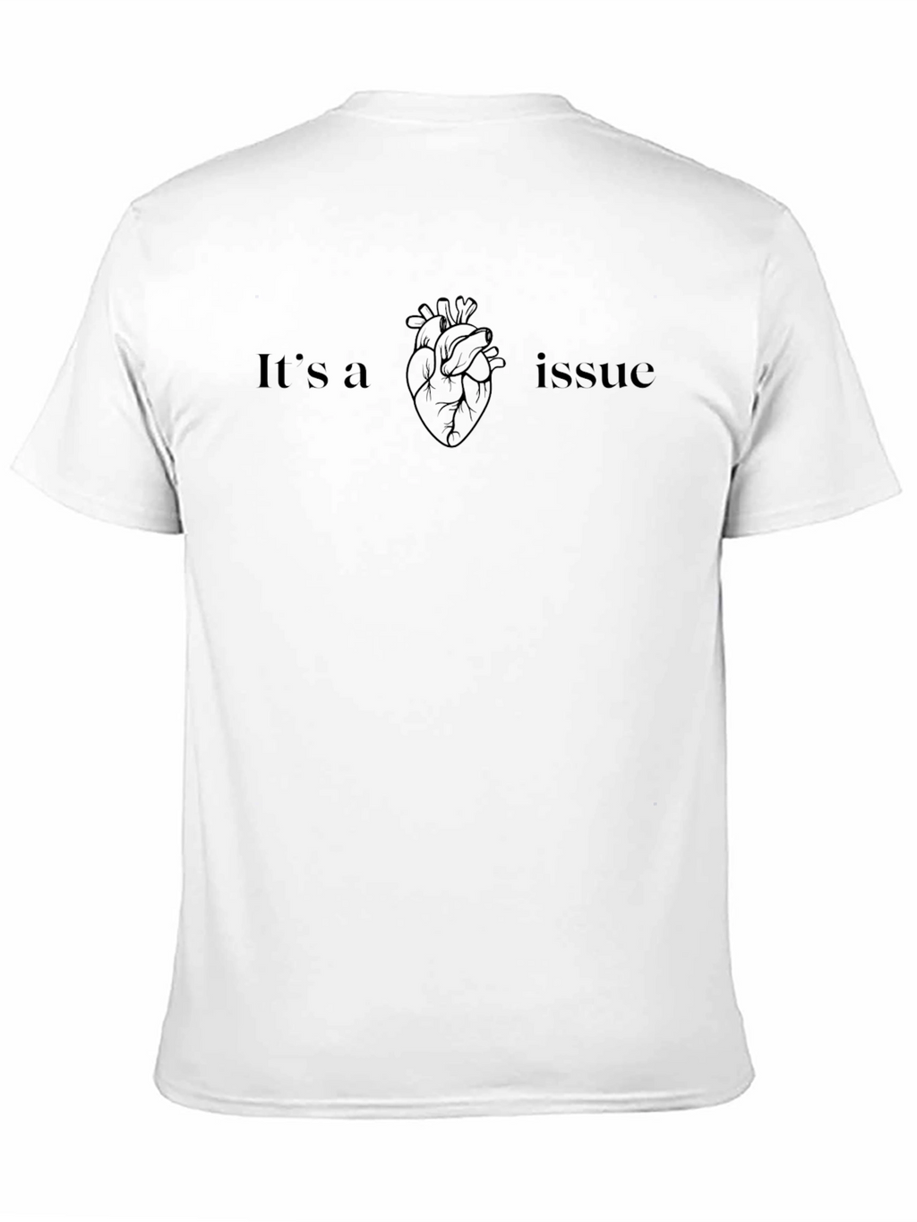 Its a Heart Issue - Graphic Print Tee