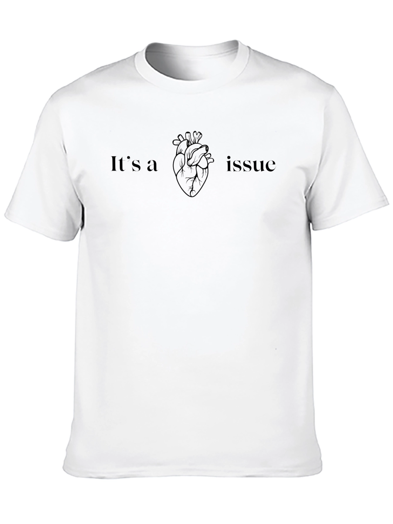 Its a Heart Issue - Graphic Print Tee