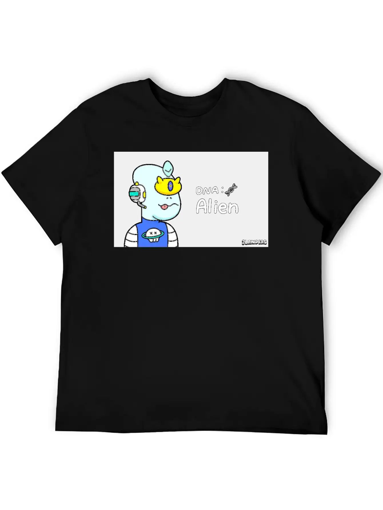 Alien DNA Unisex Casual T-Shirt – Clean Design For Daily Comfort