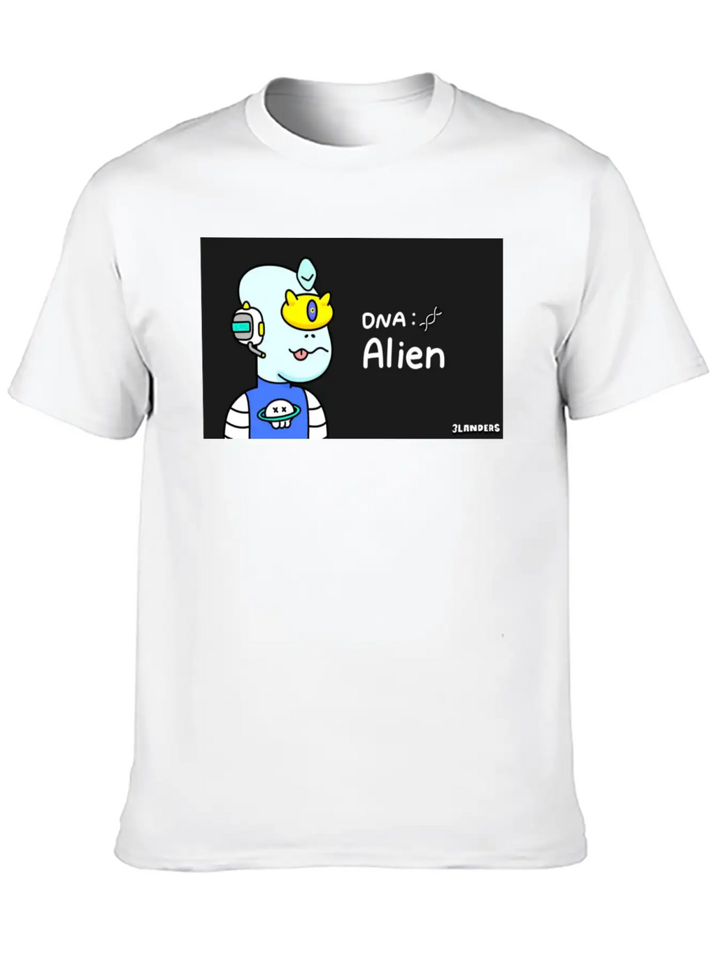 Alien DNA Unisex Casual T-Shirt – Clean Design For Daily Comfort