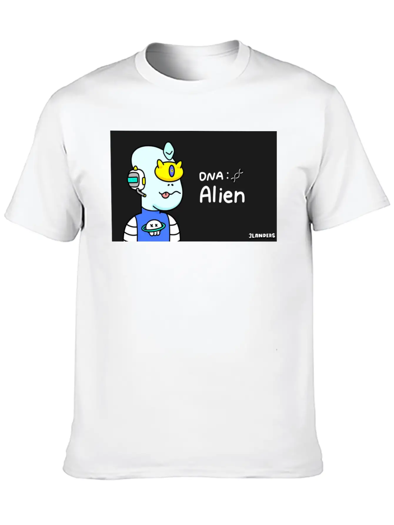 Alien DNA Unisex Casual T-Shirt – Clean Design For Daily Comfort