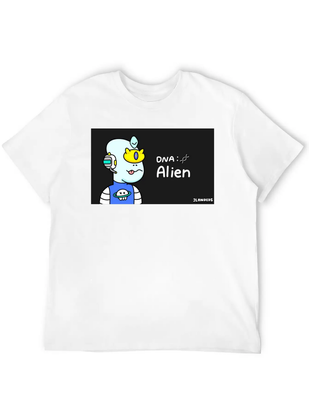 Alien DNA Unisex Casual T-Shirt – Clean Design For Daily Comfort