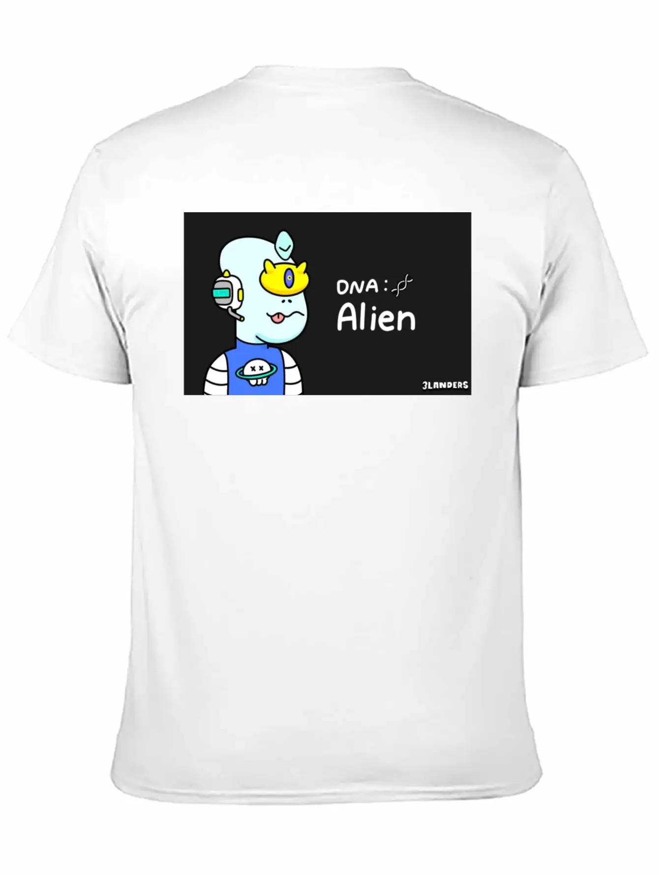 Alien DNA Unisex Casual T-Shirt – Clean Design For Daily Comfort
