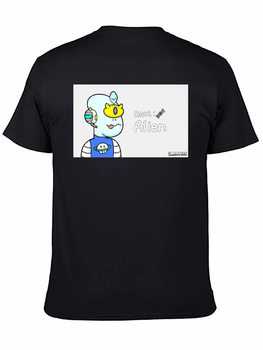 Alien DNA Unisex Casual T-Shirt – Clean Design For Daily Comfort