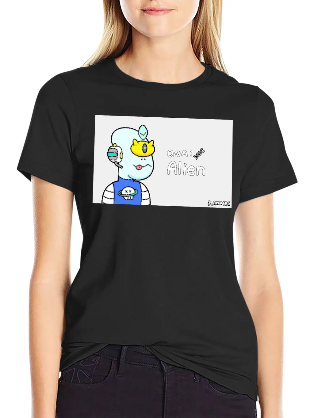 Alien DNA Unisex Casual T-Shirt – Clean Design For Daily Comfort