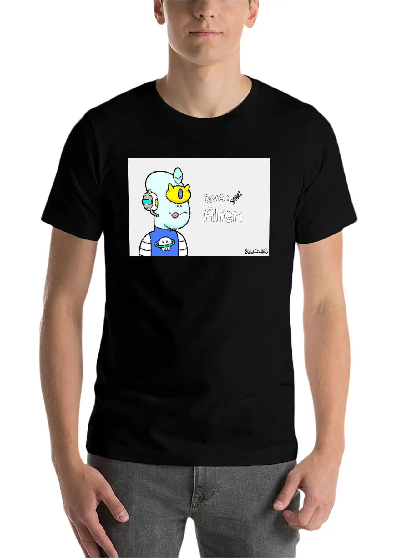 Alien DNA Unisex Casual T-Shirt – Clean Design For Daily Comfort