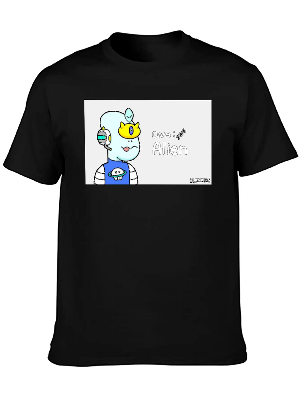 Alien DNA Unisex Casual T-Shirt – Clean Design For Daily Comfort