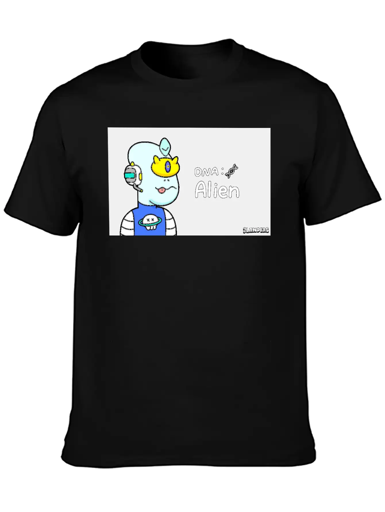 Alien DNA Unisex Casual T-Shirt – Clean Design For Daily Comfort