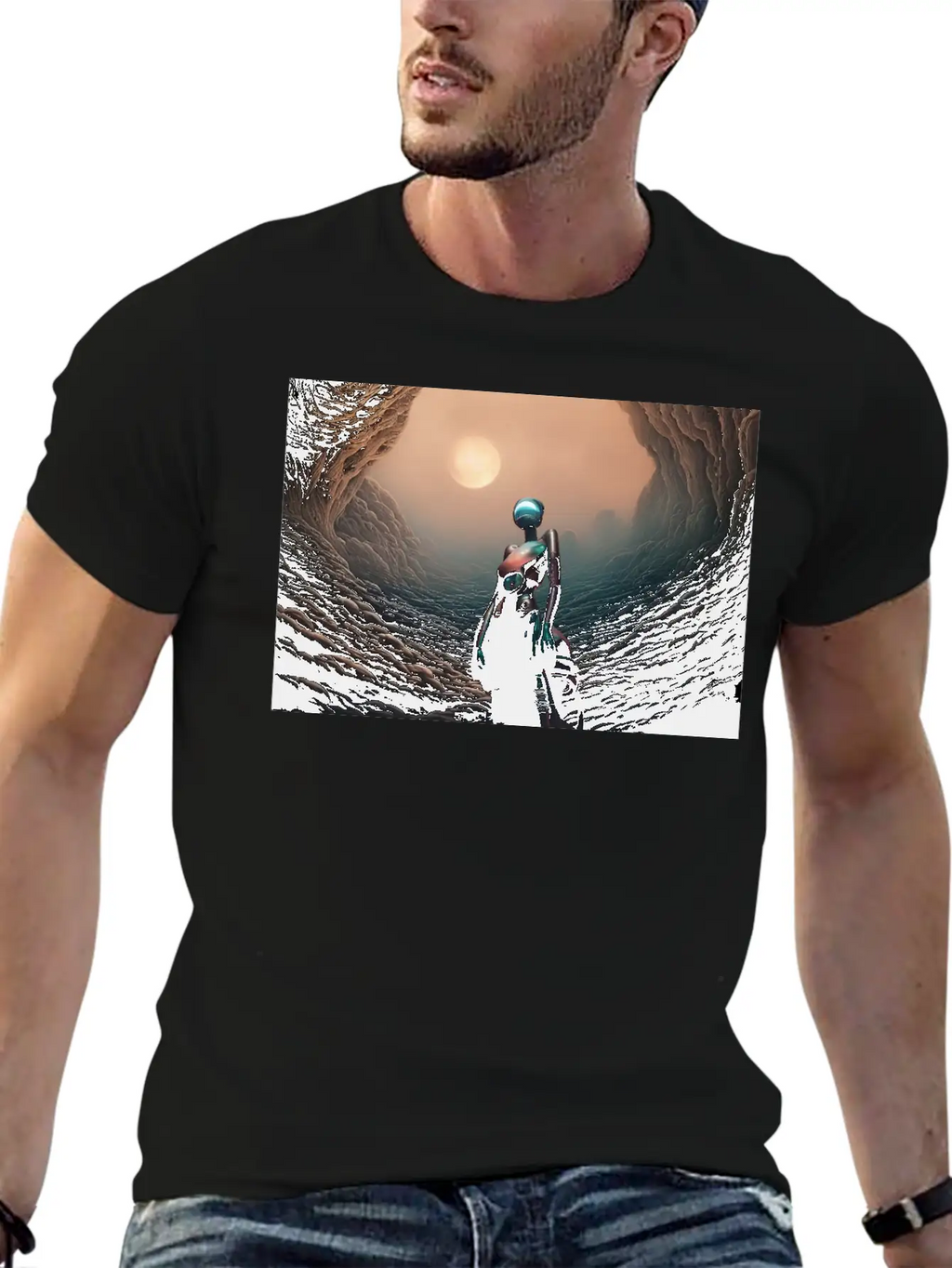 Alien Essential Cotton Tee For Daily Outfits – Unisex Style