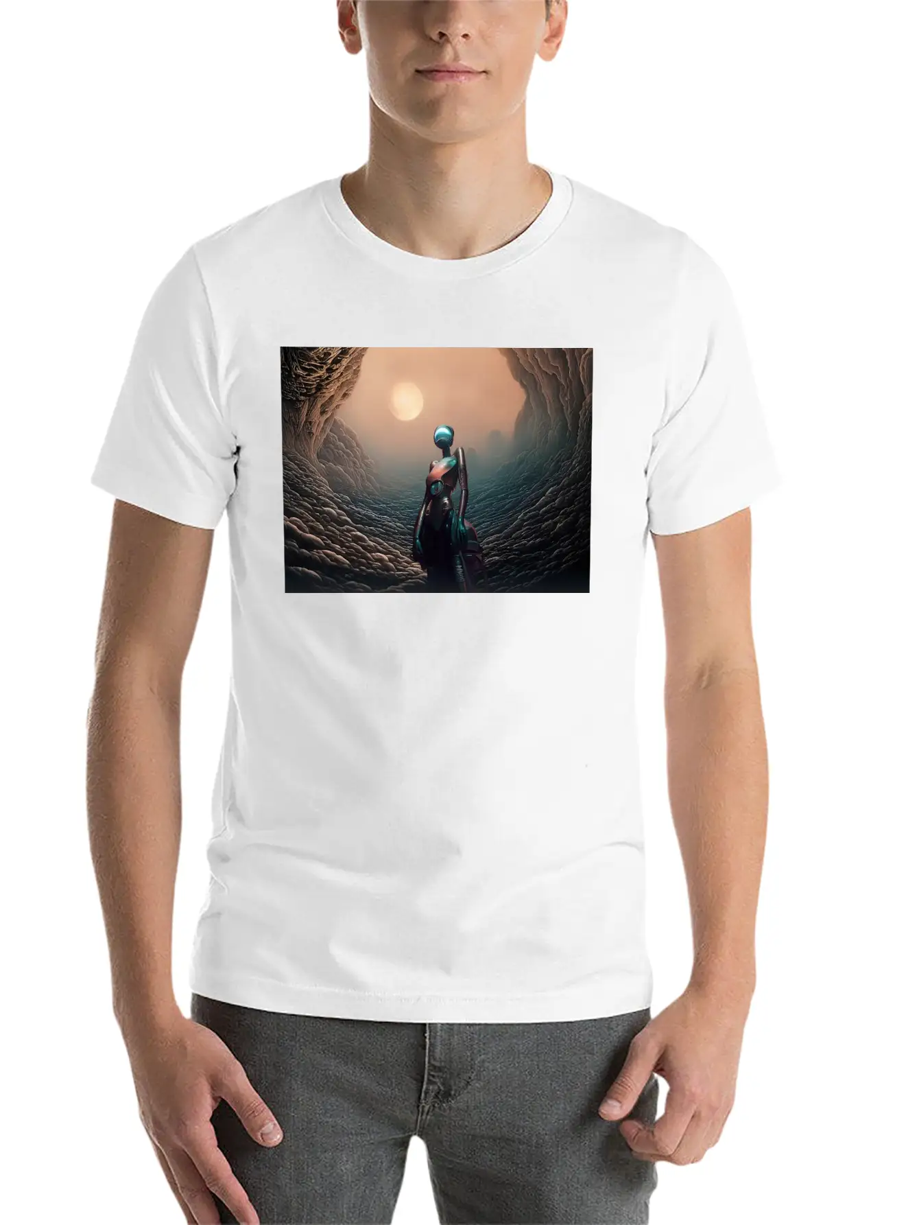 Alien Essential Cotton Tee For Daily Outfits – Unisex Style