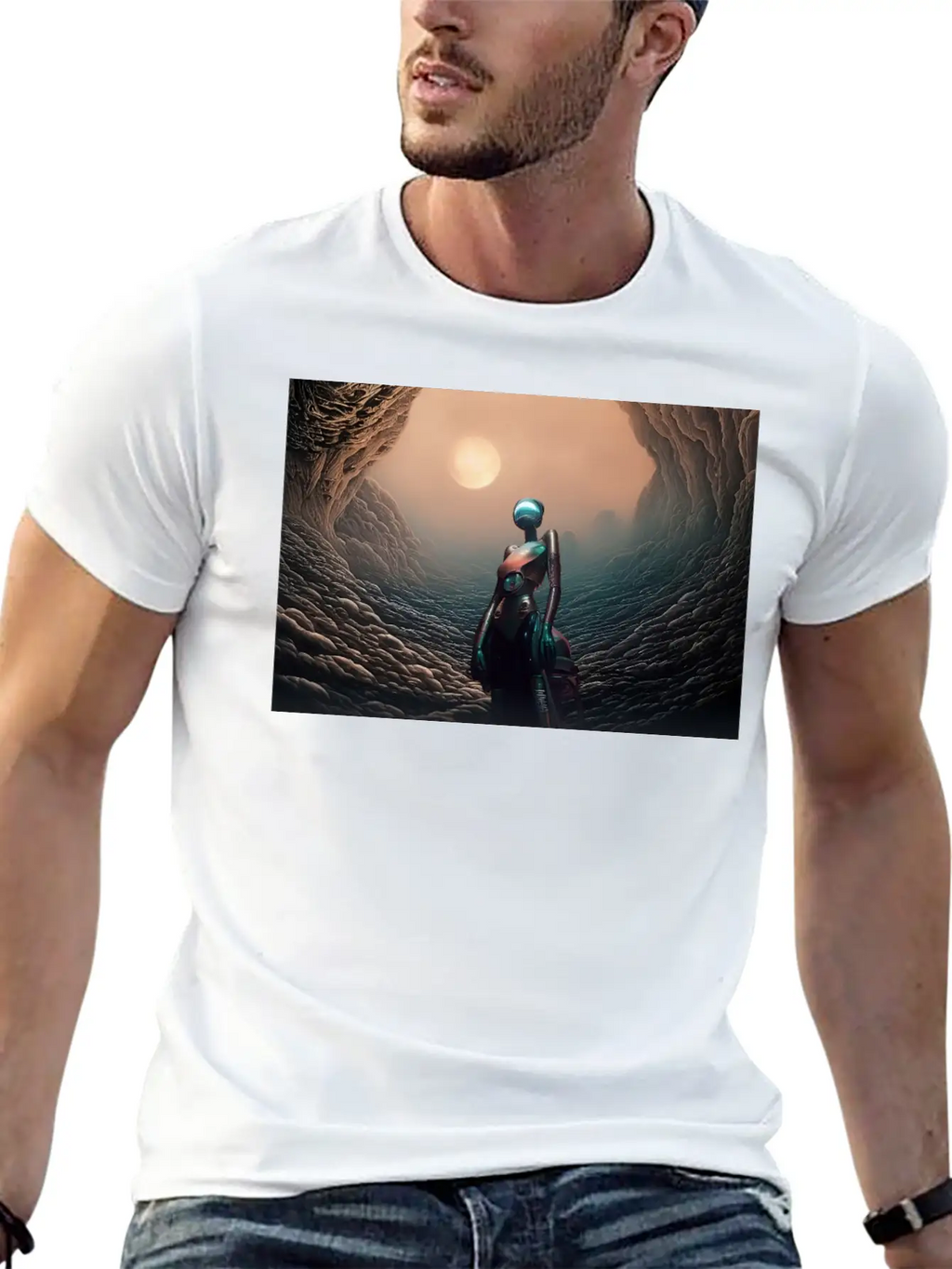 Alien Essential Cotton Tee For Daily Outfits – Unisex Style