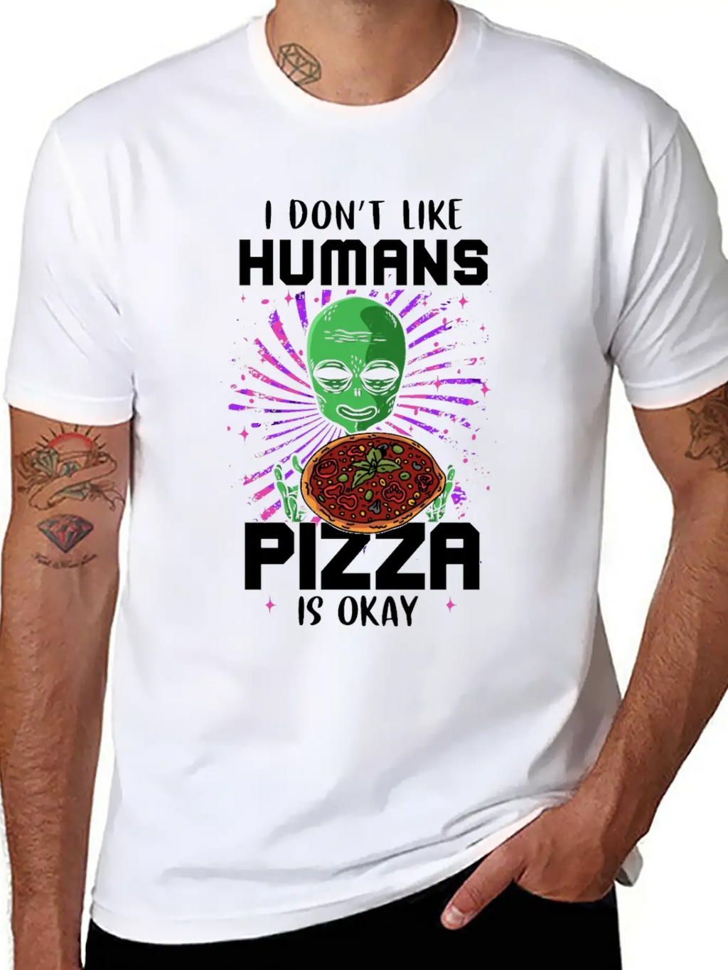 Alien Gift Extraterrestrial UFO AREA 51 Sci-fi Breathable Graphic T-Shirt – Perfect For Casual Days