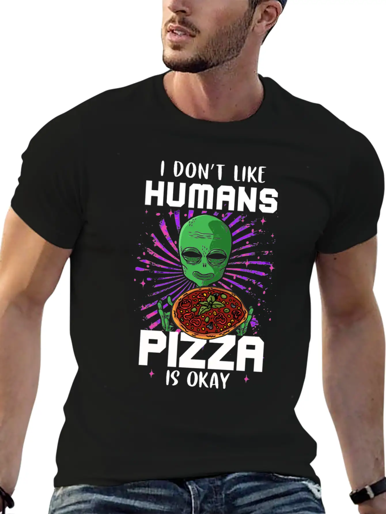 Alien Gift Extraterrestrial UFO AREA 51 Sci-fi Breathable Graphic T-Shirt – Perfect For Casual Days