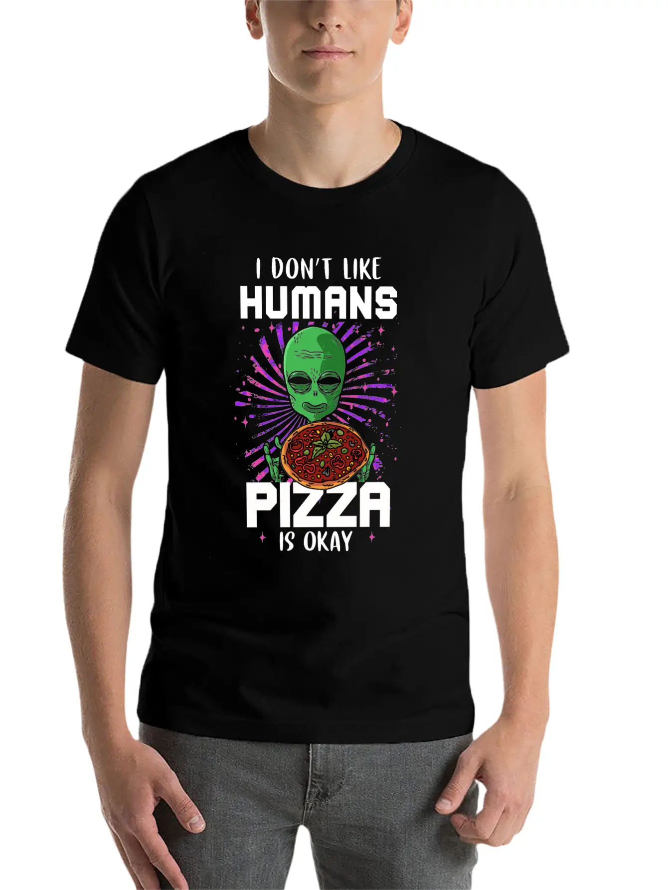 Alien Gift Extraterrestrial UFO AREA 51 Sci-fi Breathable Graphic T-Shirt – Perfect For Casual Days