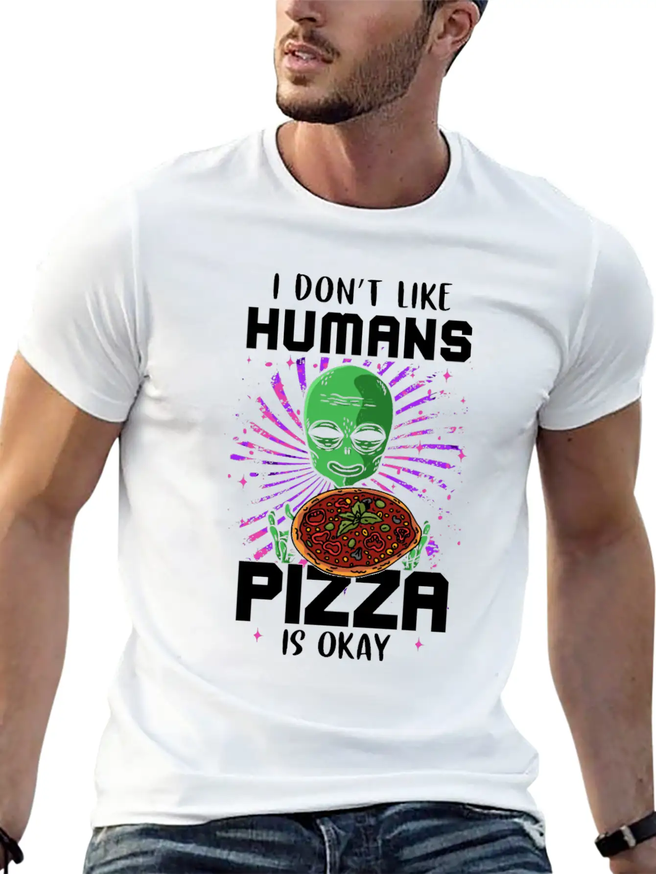 Alien Gift Extraterrestrial UFO AREA 51 Sci-fi Breathable Graphic T-Shirt – Perfect For Casual Days