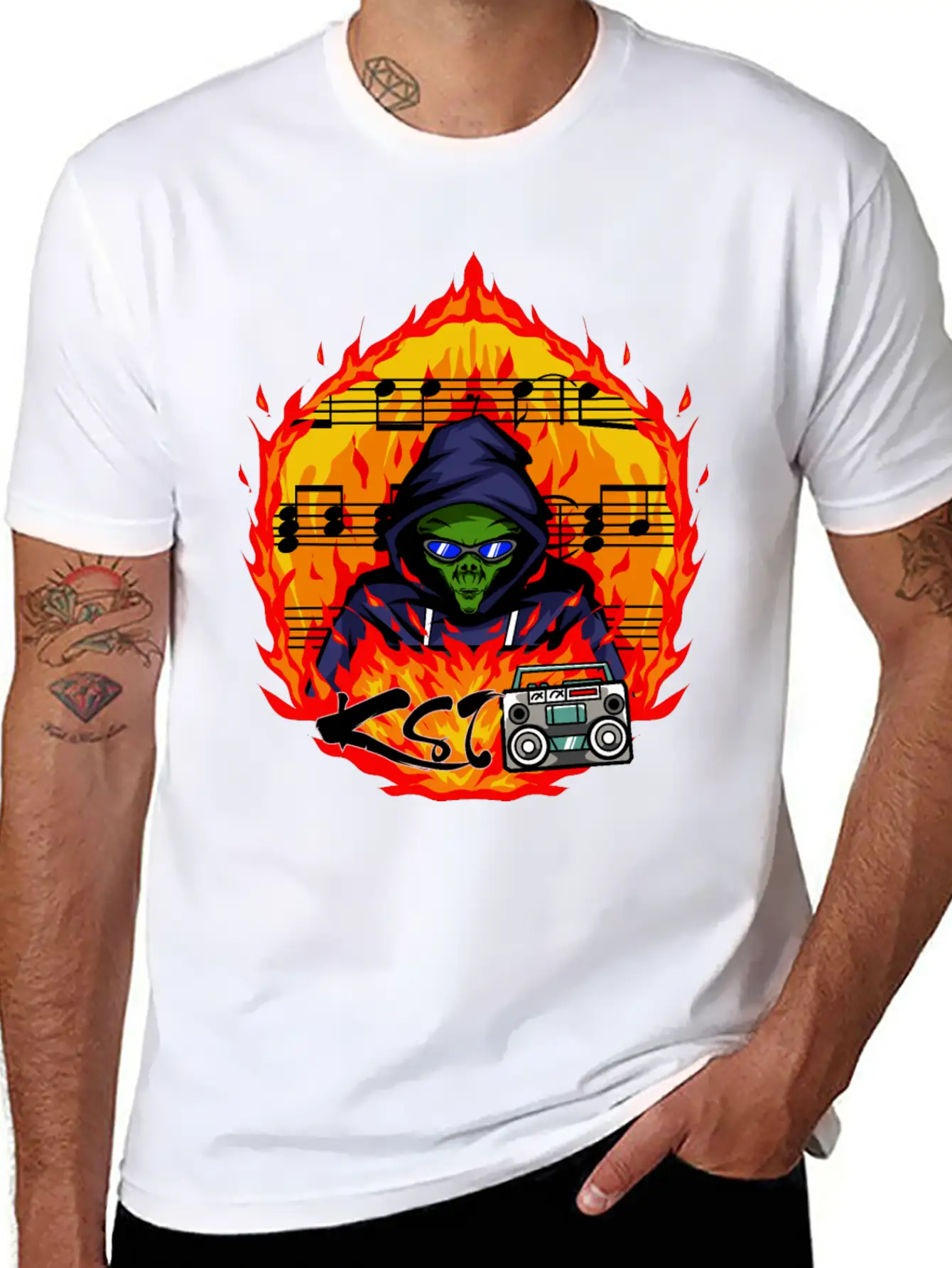 Alien Radio Relaxed Everyday Tee – Lightweight And Durable Cotton