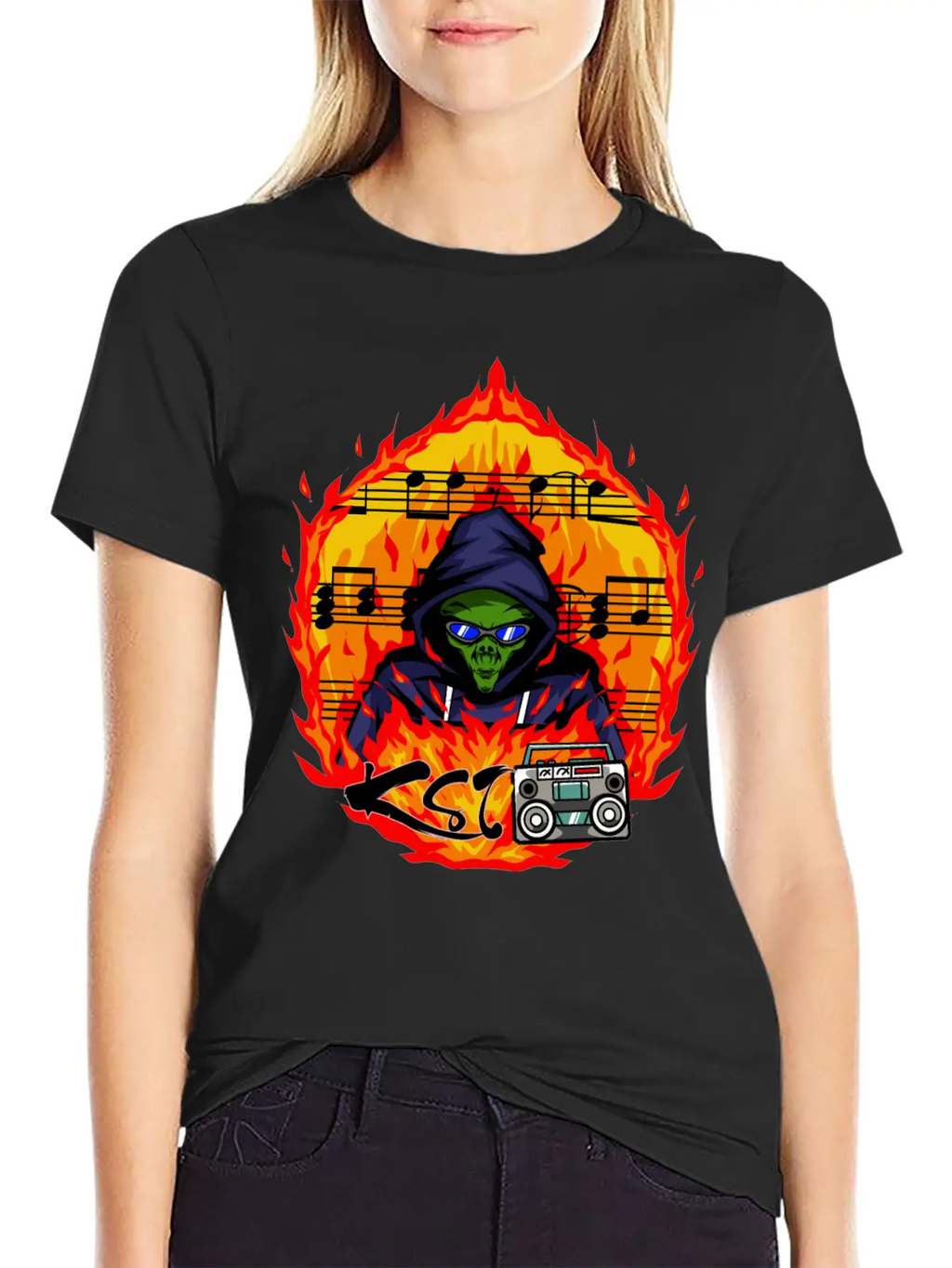 Alien Radio Relaxed Everyday Tee – Lightweight And Durable Cotton