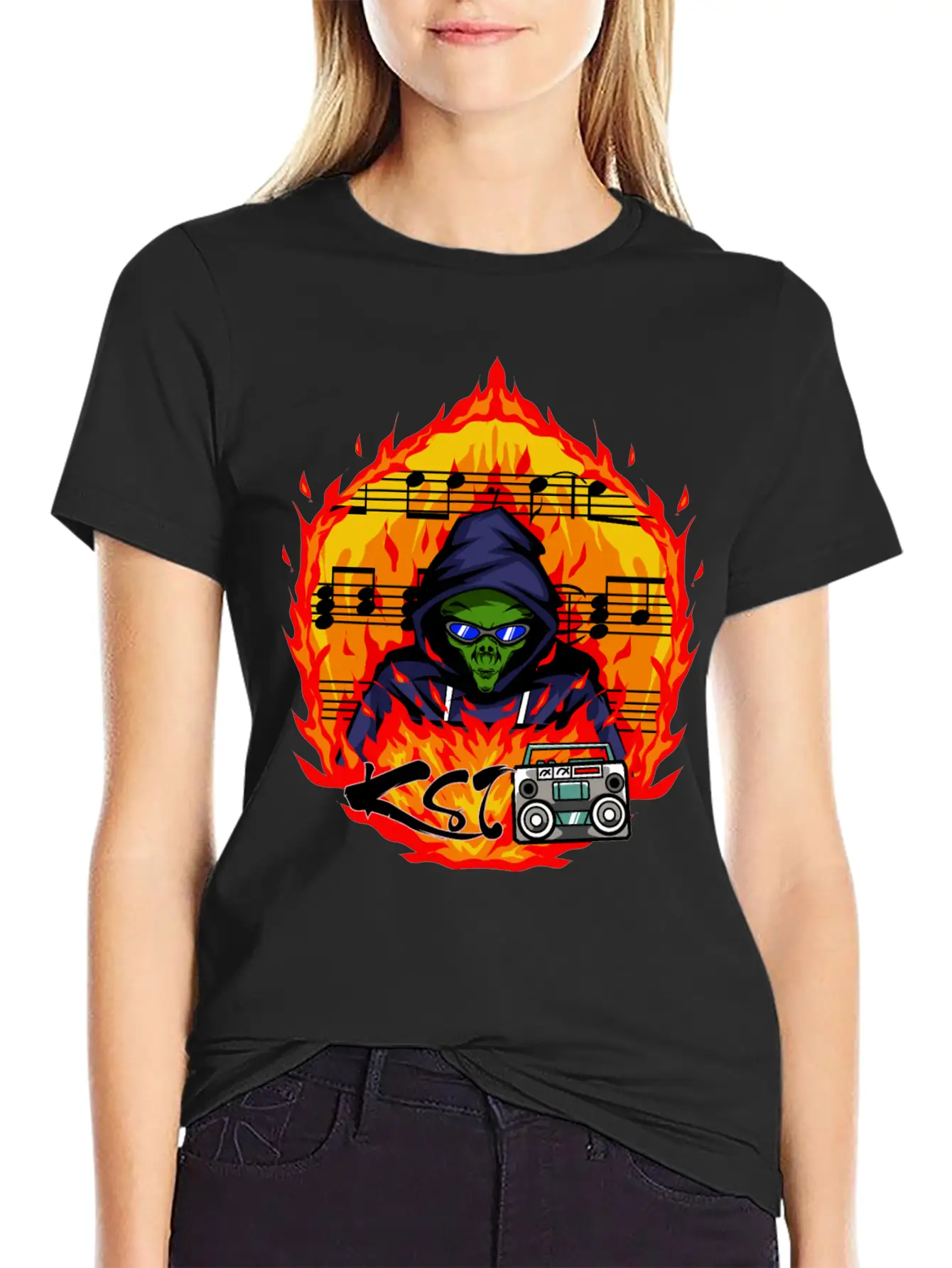 Alien Radio Relaxed Everyday Tee – Lightweight And Durable Cotton
