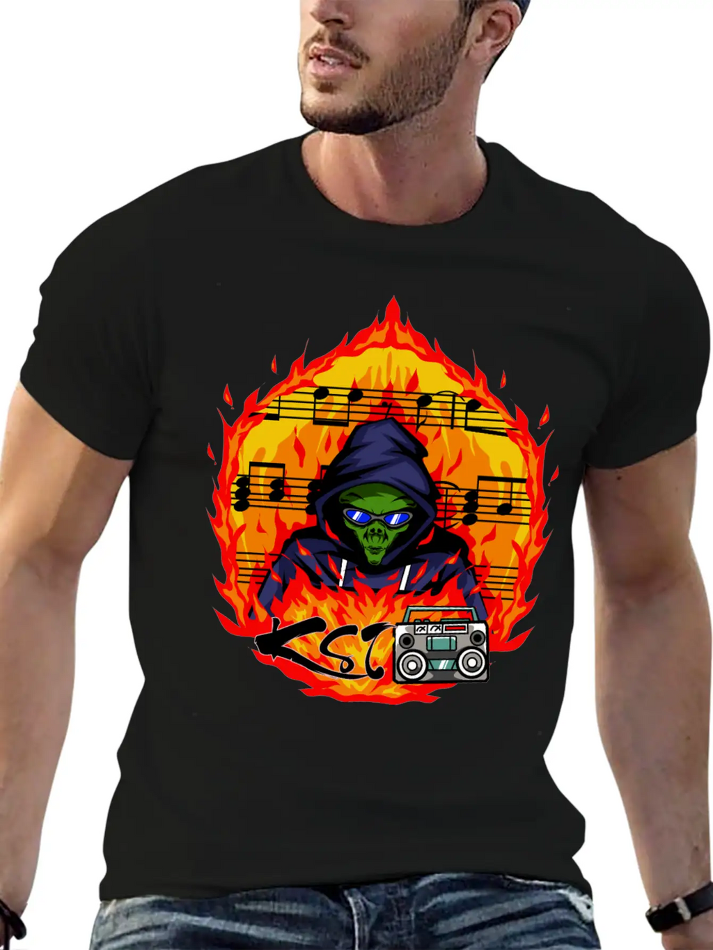 Alien Radio Relaxed Everyday Tee – Lightweight And Durable Cotton