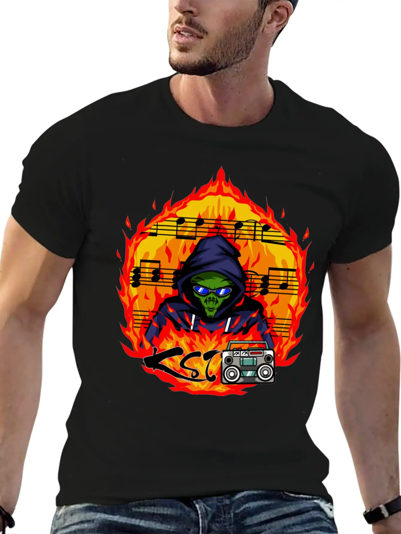 Alien Radio Relaxed Everyday Tee – Lightweight And Durable Cotton