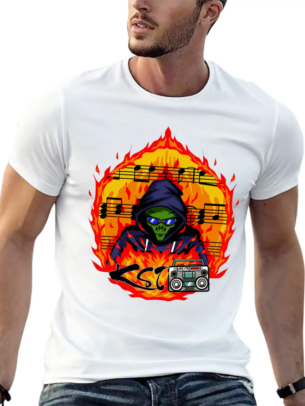 Alien Radio Relaxed Everyday Tee – Lightweight And Durable Cotton