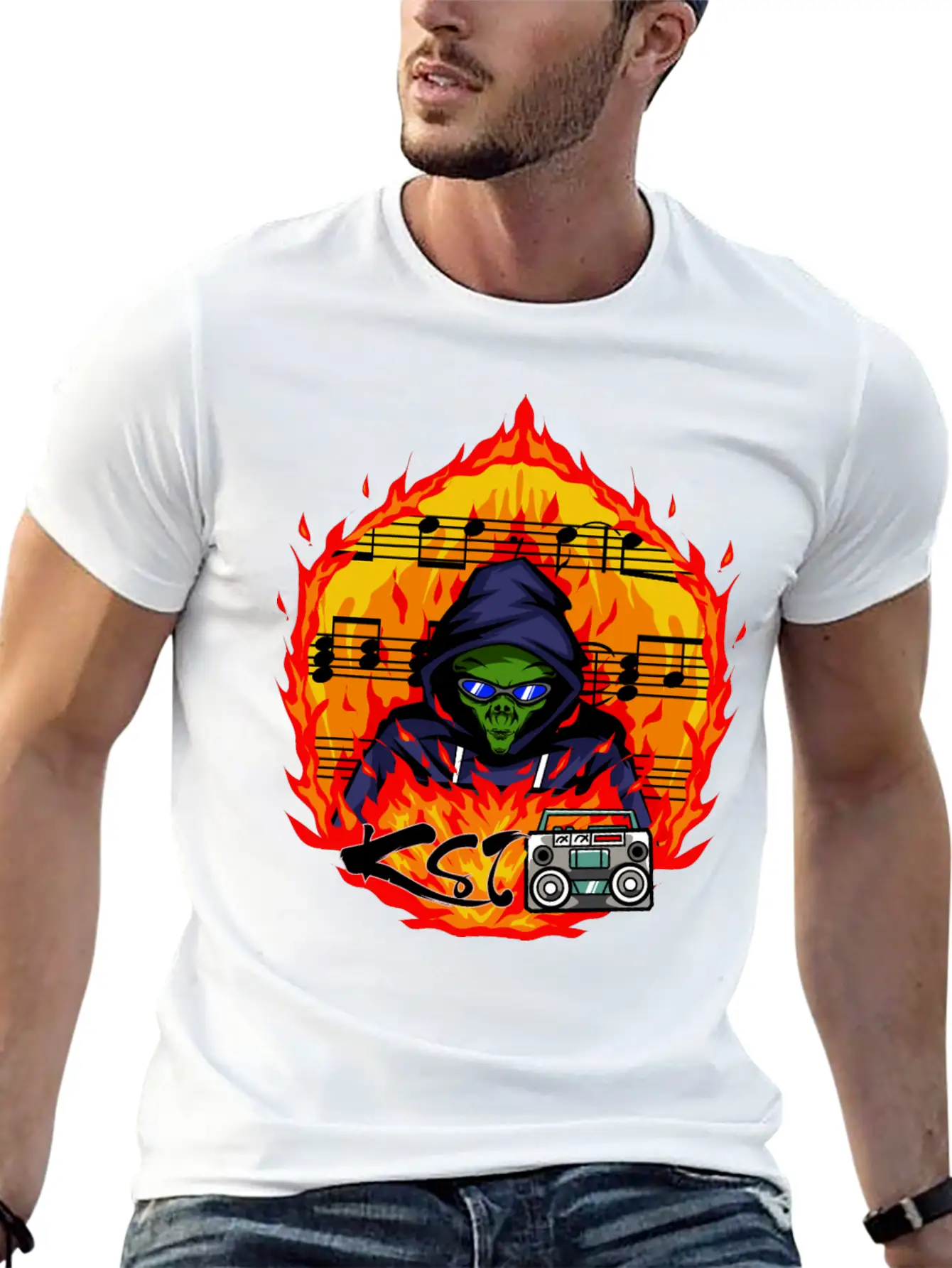 Alien Radio Relaxed Everyday Tee – Lightweight And Durable Cotton